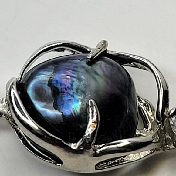 Stunning Black Baroque Pearl Bracelet - Picture 5 of 10